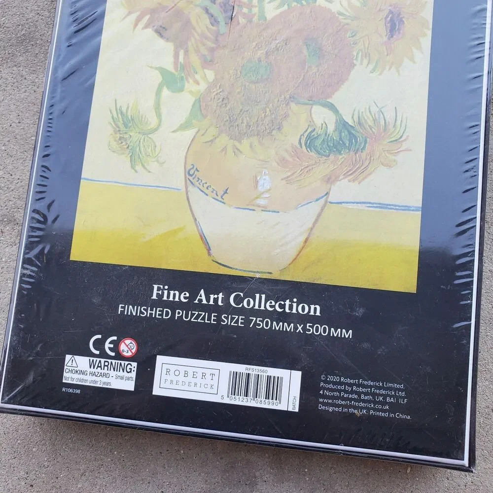 Fine Art Collection Van Gogh Sunflowers 1000 Piece Puzzle Robert Fredrick New